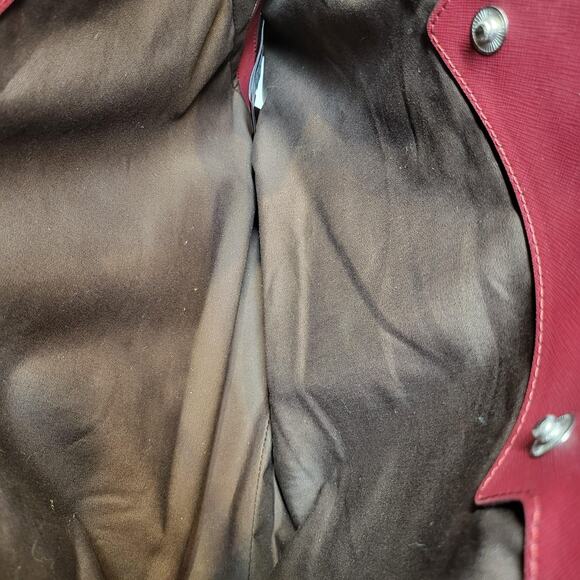 Marc By Marc Jacobs Tote Bag Womens One Size Red Canyon Leather Workwear - Picture 14 of 16